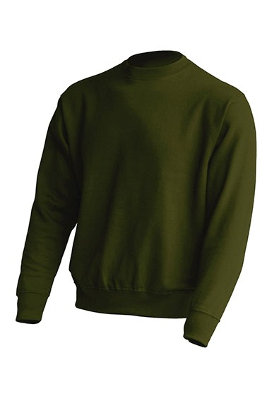 FELPA GIROCOLLO UNISEX ( JHK T-SHIRT ) forest green